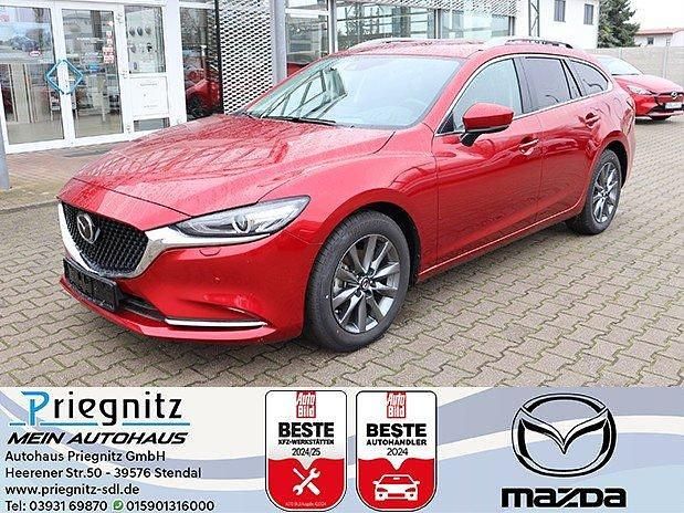 Gebraucht Mazda 6 Center-Line 145 PS (106 kW) 2023 Soul red crystal Kombi