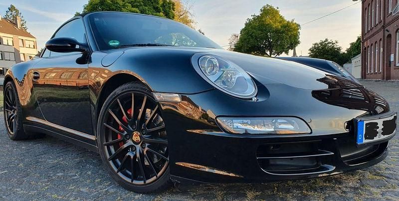 Schwarz Gebraucht 2006 Porsche 911 Carrera 4S Cabriolet Cabrio | 52.316 € (Fairer Preis) - Bild 1/4