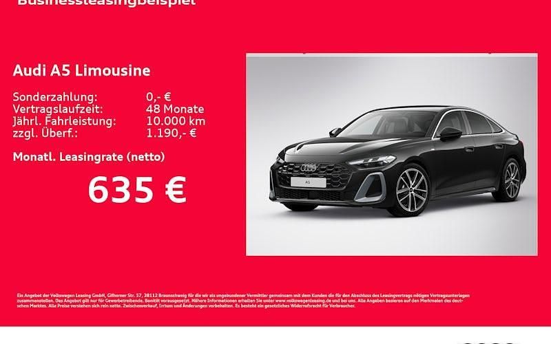 Neu Audi A5 Ambiente 150 PS (110 kW) 2026 Schwarz Kombi