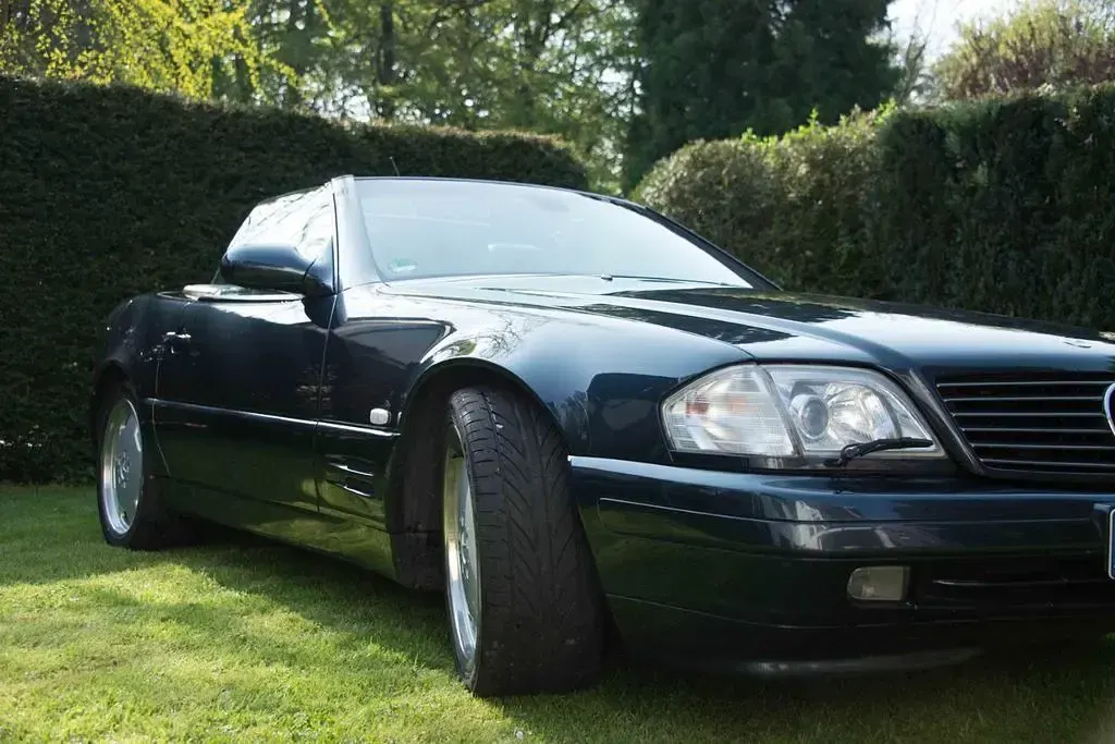 Gebraucht Mercedes SL320 224 PS (164 kW) 2000 Blau Cabrio