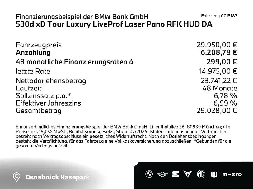Gebraucht BMW 530 Luxury Line 286 PS (210 kW) 2022 Blau Kombi
