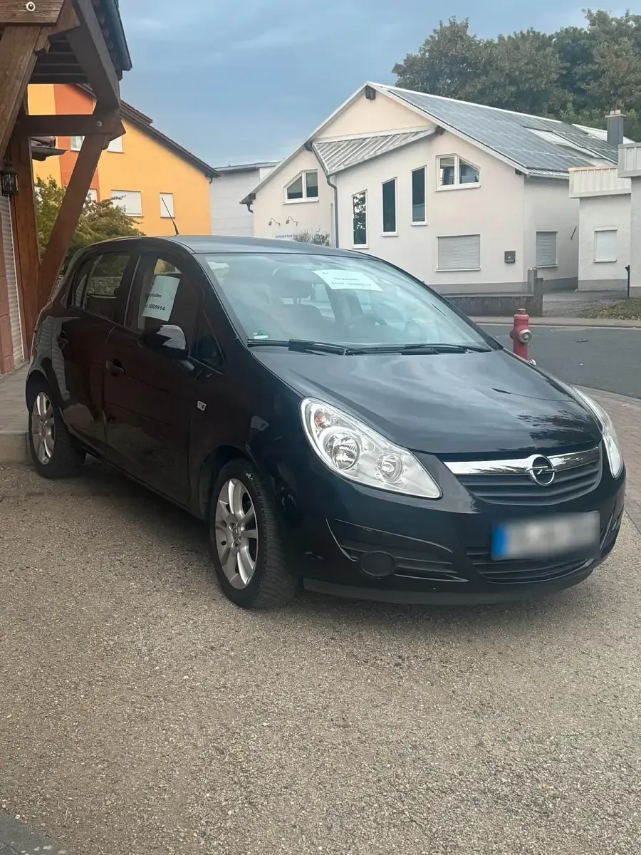 Gebraucht Opel Corsa Eco 60 PS (44 kW) 2009 Schwarz Kleinwagen