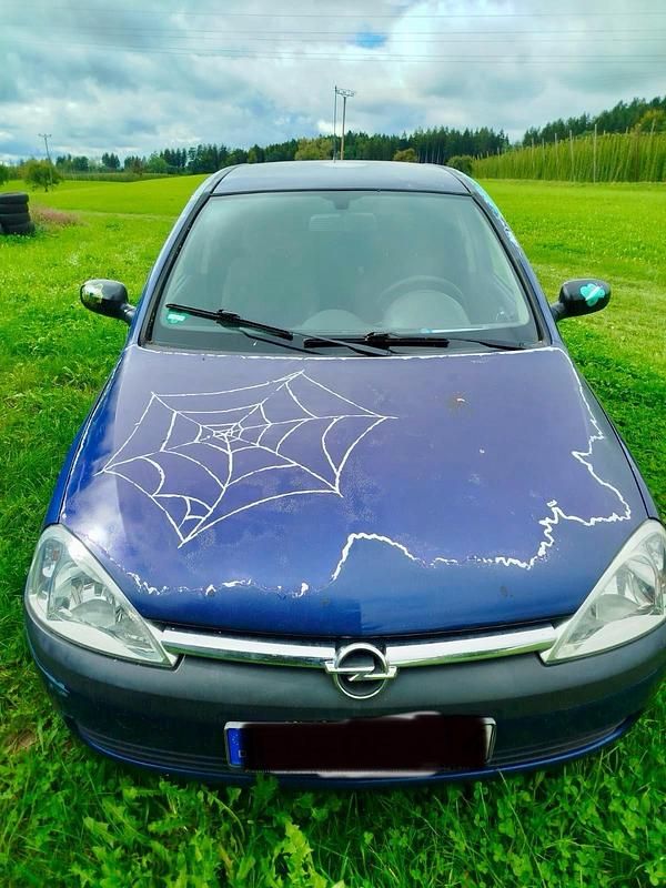 Blau Gebraucht 2002 Opel Corsa Kleinwagen | 450 € (Guter Preis) - Bild 1/4