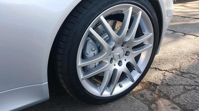 Gebraucht Mercedes SLK350 305 PS (224 kW) 2007 Silber Cabrio
