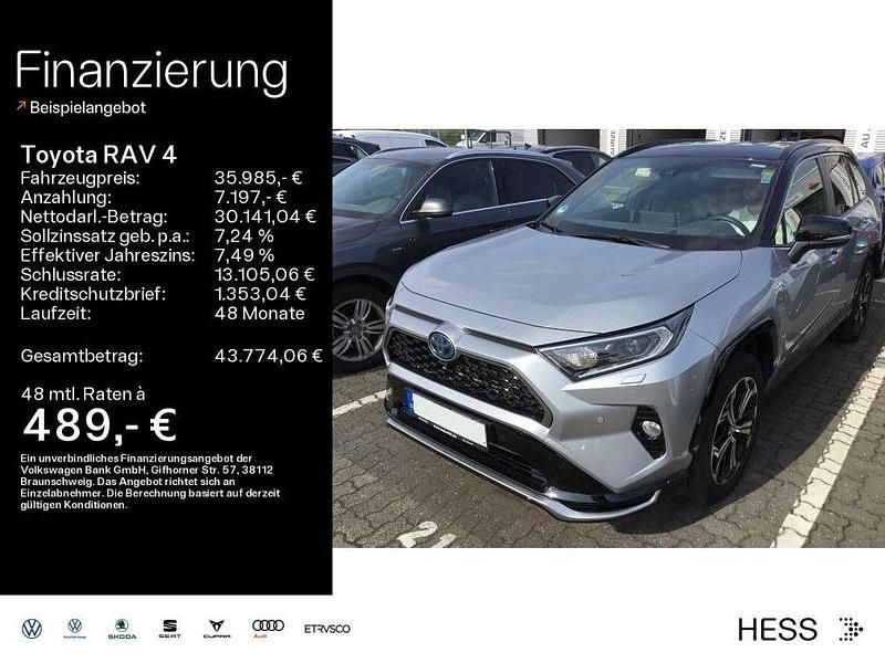 Grau (metallic) Gebraucht 2021 Toyota RAV4 Hybrid SUV | 35.985 € (Superpreis) - Bild 1/4