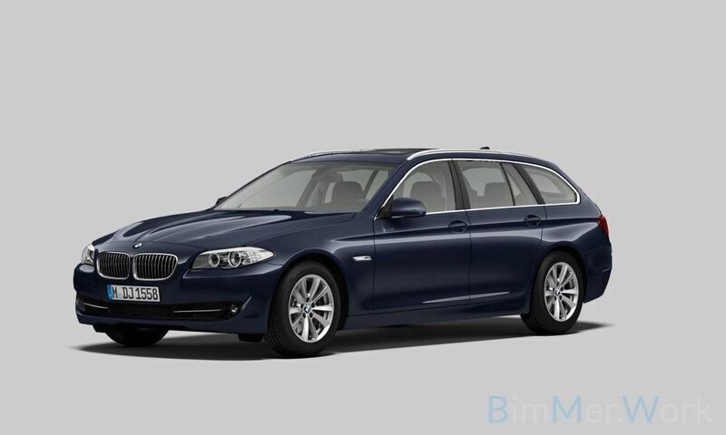 Blau Gebraucht 2011 BMW 525 Performance Kombi | 12.999 € (Fairer Preis) - Bild 1/2