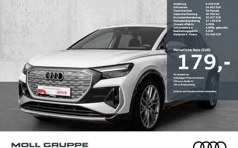Weiß Gebraucht 2023 Audi Q4 e-tron Comfort SUV | 33.440 € (Fairer Preis) - Bild 1/3