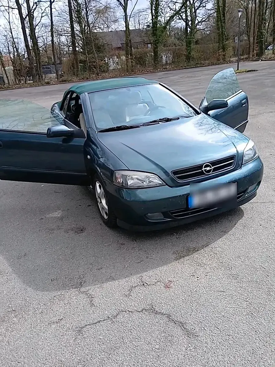 Gebraucht Opel Astra 101 PS (74 kW) 2002 Grün Cabrio