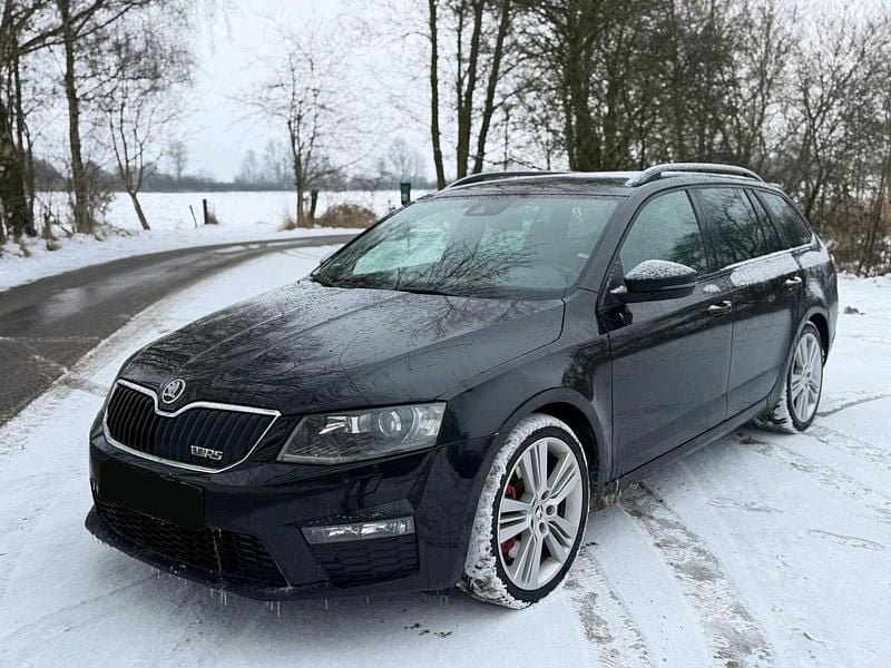 Gebraucht Skoda Octavia vRS 184 PS (135 kW) 2014 Schwarz Kleinwagen