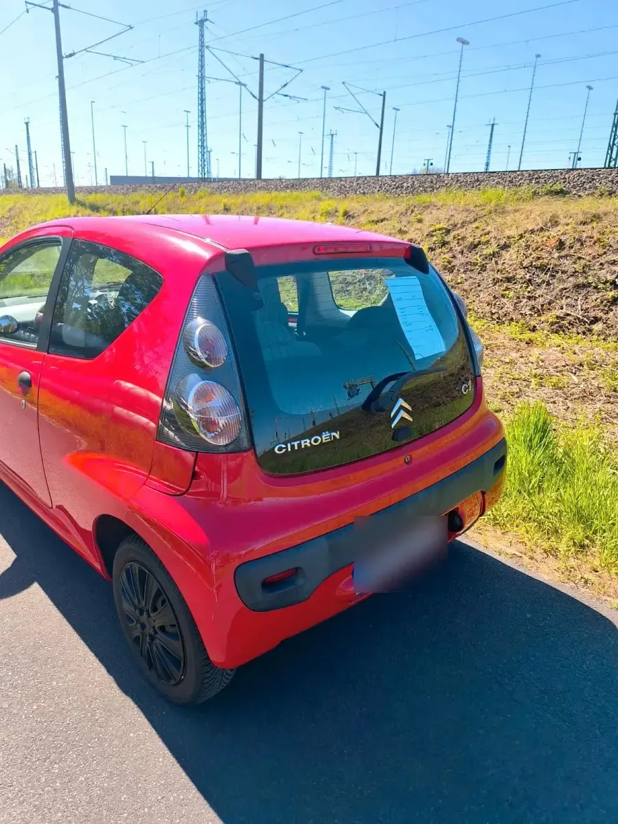 Gebraucht Citroën C1 68 PS (50 kW) 2011 Rot Kleinwagen