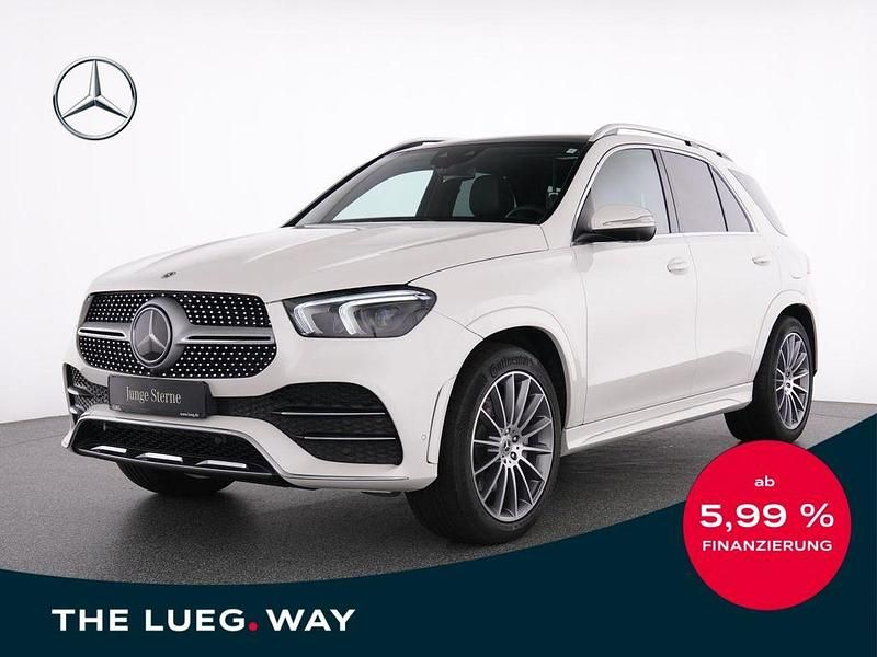 Manufaktur diamantweiß bright Gebraucht 2022 Mercedes GLE350e AMG SUV | 69.980 € (Teuer) - Bild 1/4