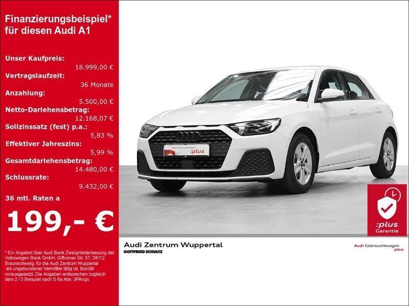 Weiss Gebraucht 2021 Audi A1 Sportback Ambiente Kleinwagen | 19.981 € (Fairer Preis) - Bild 1/3