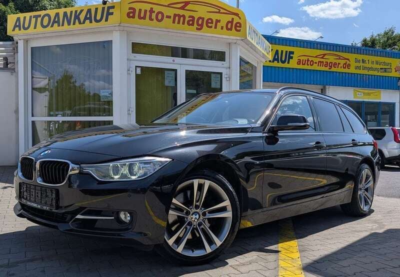 Schwarz Gebraucht 2014 BMW 330 Sport Line Kombi | 13.850 € (Guter Preis) - Bild 1/4