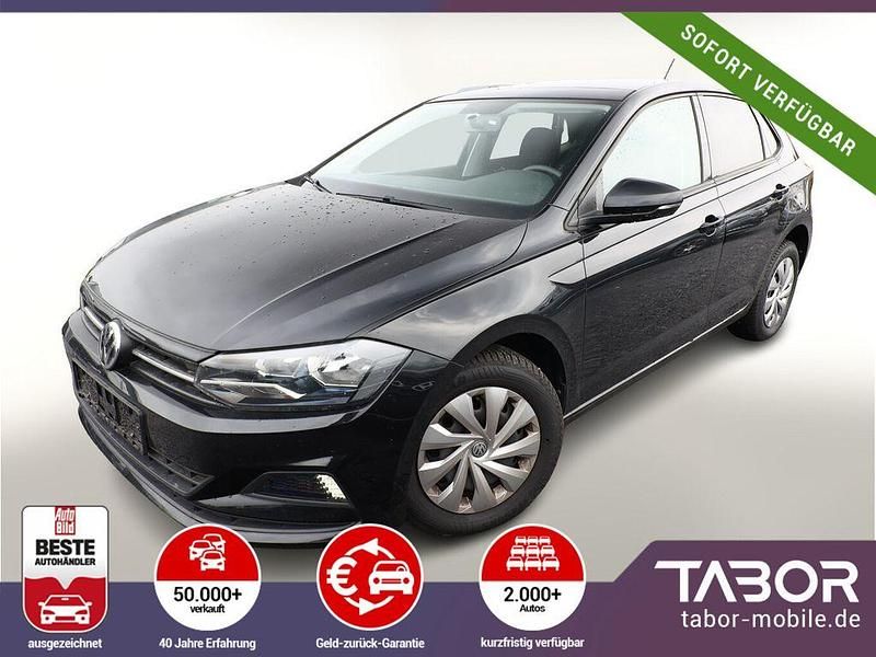 Schwarz metallic Gebraucht 2018 VW Polo Comfortline Kleinwagen | 16.588 € (Fairer Preis) - Bild 1/4