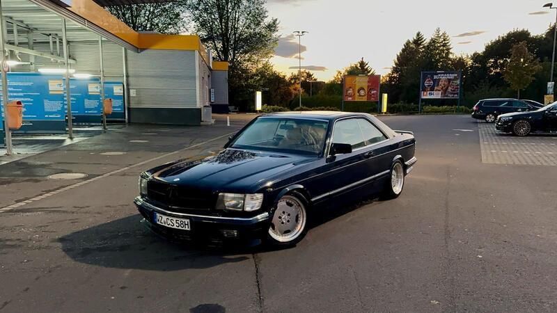 Blau Gebraucht 1982 Mercedes 380 AMG Coupé | 19.999 € - Bild 1/4