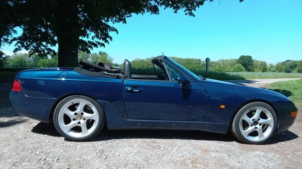 Gebraucht Porsche 968 Cabriolet 239 PS (175 kW) 1993 Blau Cabrio