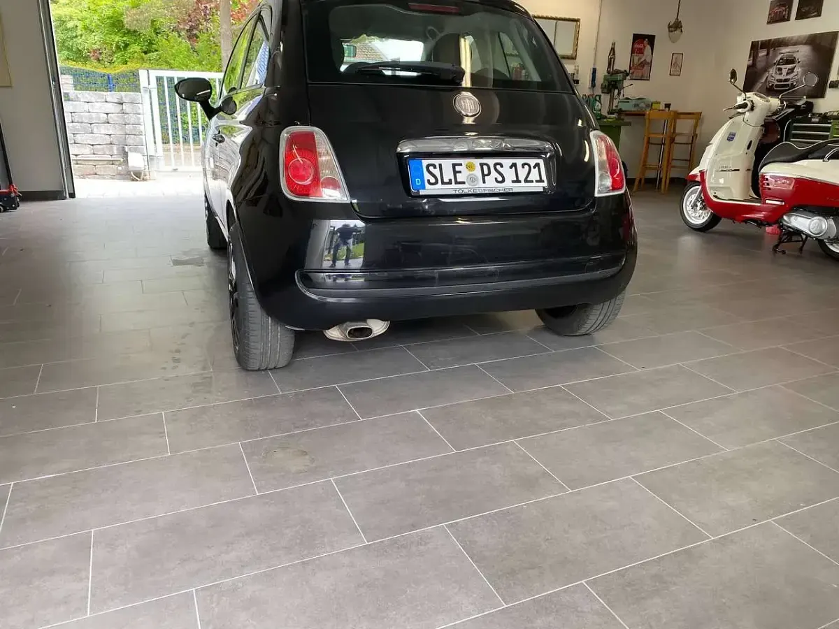 Gebraucht Fiat 500 101 PS (74 kW) 2010 Schwarz Limousine