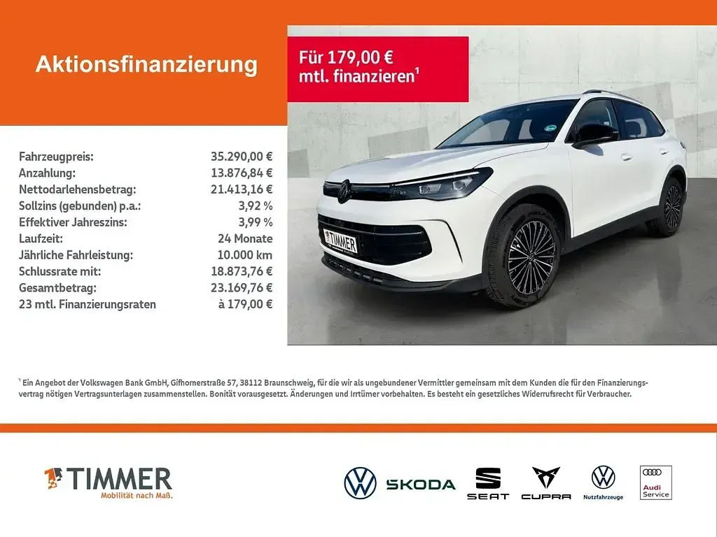 Second-hand VW Tiguan Goal 150 CP (110 kW) 2025 Alb SUV