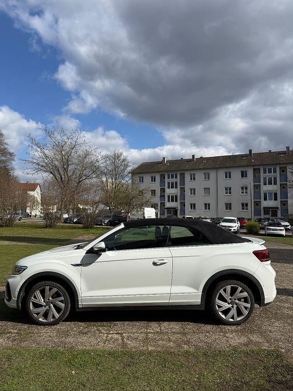 Gebraucht VW T-Roc Cabriolet 150 PS (110 kW) 2022 Weiß Cabrio