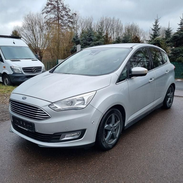 Gebraucht Ford C-MAX Titanium 125 PS (91 kW) 2018 Silber Van / Kleinbus