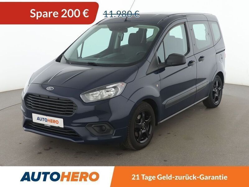 Blau Gebraucht 2019 Ford Tourneo Courier Ambiente Van / Kleinbus | 11.250 € (Fairer Preis) - Bild 1/3
