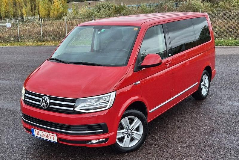 Gebraucht VW Multivan Generation Six 150 PS (110 kW) 2018 Rot Van / Kleinbus