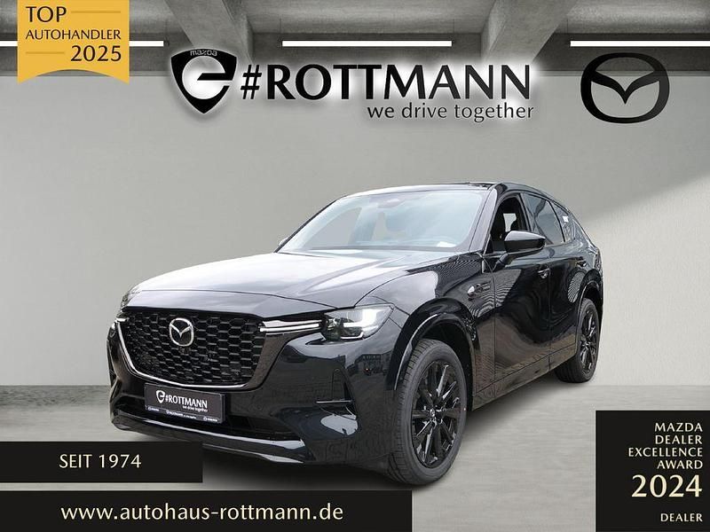 Schwarz Gebraucht 2025 Mazda CX-60 Homura-Line SUV | 47.290 € (Etwas zu teuer) - Bild 1/4