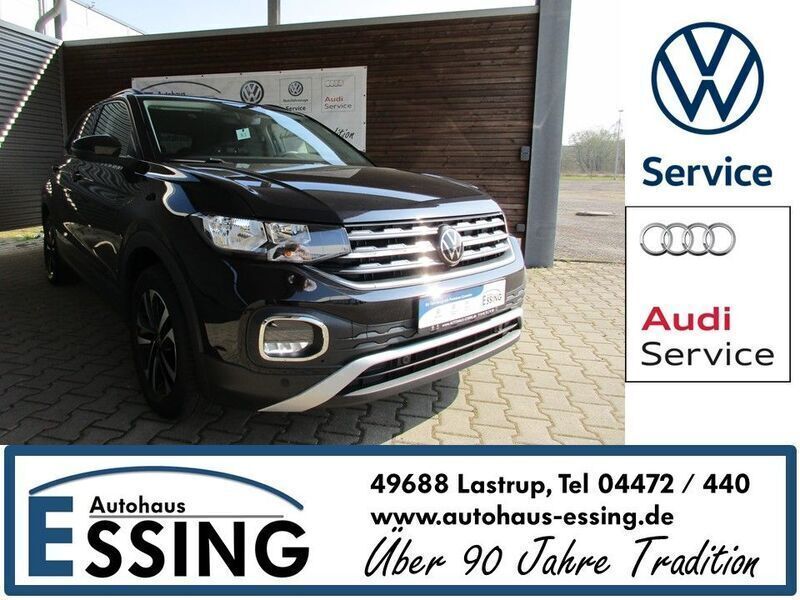 Schwarz Gebraucht 2021 VW T-Cross United SUV | 18.970 € - Bild 1/4