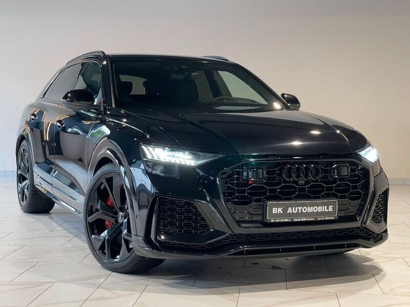 Orcaschwarz metallic Gebraucht 2020 Audi RS Q8 Sport SUV | 71.900 € - Bild 1/4