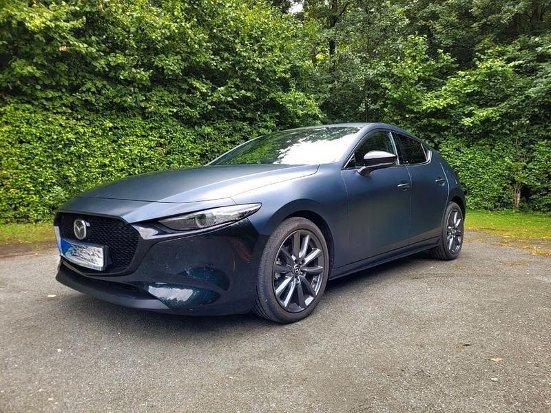 Schwarz Gebraucht 2021 Mazda 3 Limousine | 16.990 € (Guter Preis) - Bild 1/4