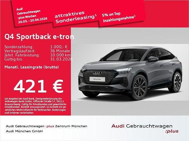 Gebraucht Audi Q4 Sportback e-tron Advanced 210 kW (286 PS) 2025 Grau SUV