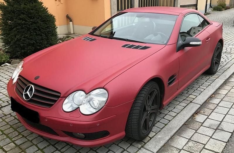 Brillantsilber metalliclack (metallic) Gebraucht 2003 Mercedes SL55 AMG AMG Cabrio | 19.900 € - Bild 1/4