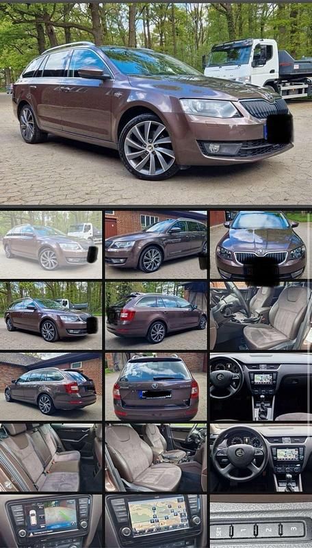 Gebraucht Skoda Octavia LAURIN & KLEMENT 184 PS (135 kW) 2015 Braun Kombi