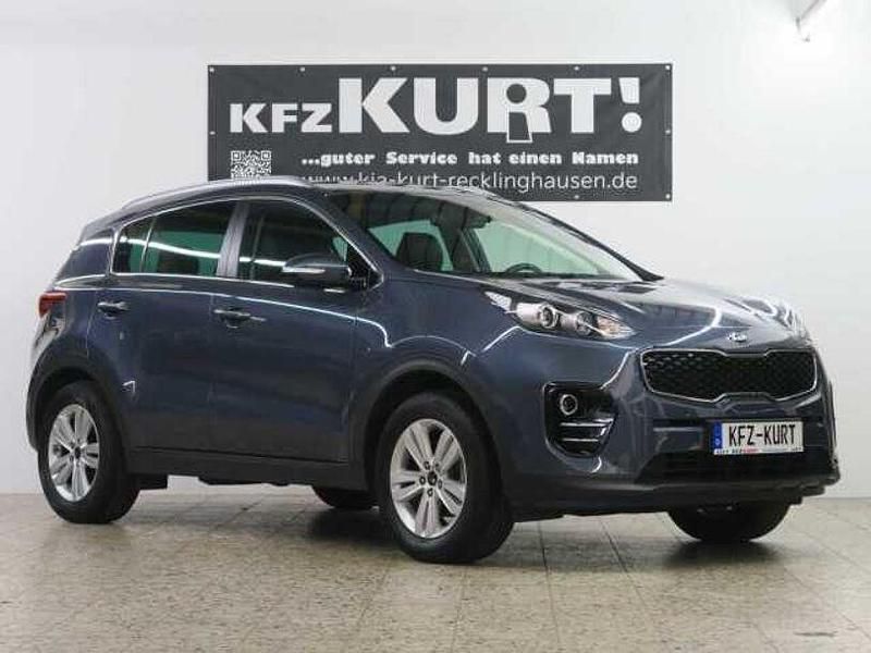 Planetenblau Gebraucht 2018 Kia Sportage DREAM-TEAM Edition SUV | 15.950 € (Fairer Preis) - Bild 1/4
