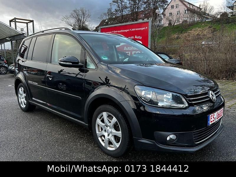Gebraucht VW Touran Cross 177 PS (130 kW) 2013 Schwarz Van / Kleinbus