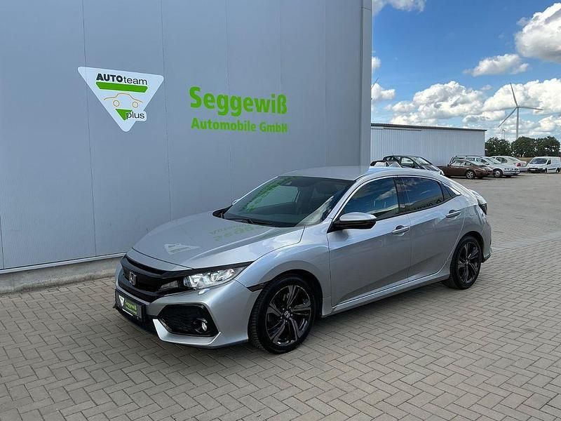 Silber Gebraucht 2019 Honda Civic Elegance Limousine | 14.500 € (Fairer Preis) - Bild 1/4