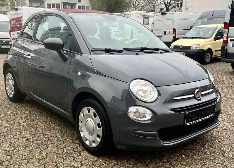 Grau Gebraucht 2022 Fiat 500C Club Cabrio | 9.900 € (Guter Preis) - Bild 1/4