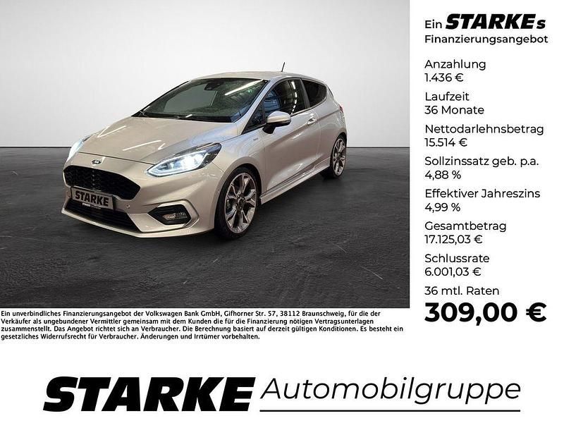 Silber Gebraucht 2021 Ford Fiesta ST-Line X Kleinwagen | 16.445 € (Fairer Preis) - Bild 1/4