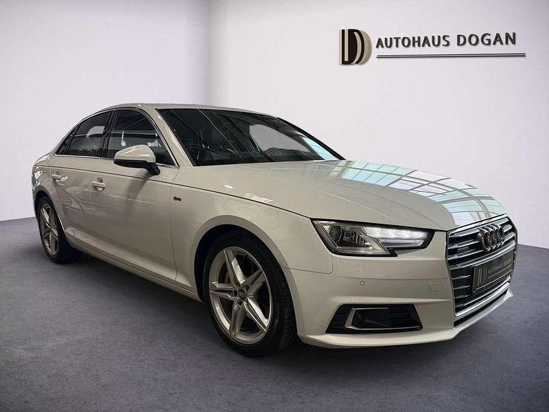 Używany Audi A4 S-Line 190 KM (139 kW) 2018 Biały Sedan/Limuzyna