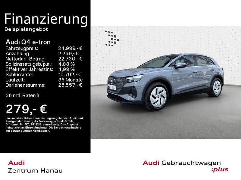 Grau Gebraucht 2023 Audi Q4 e-tron Comfort SUV | 24.999 € (Superpreis) - Bild 1/4