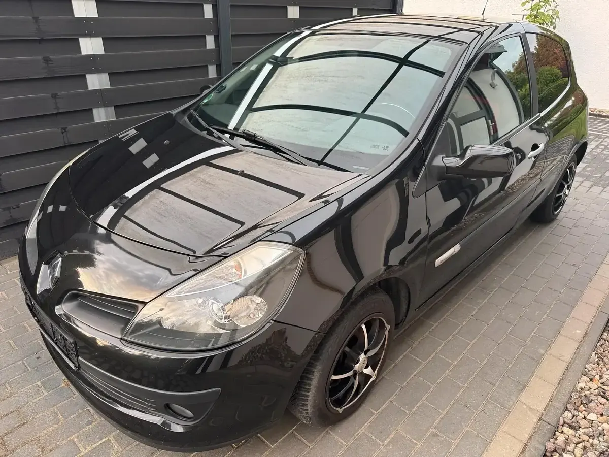Gebraucht Renault Clio III 55 PS (40 kW) 2007 Schwarz Kleinwagen