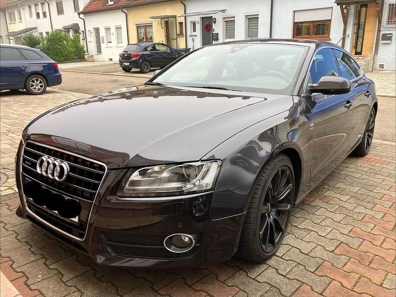 Schwarz Gebraucht 2010 Audi A5 Sportback S-Line Kleinwagen | 7.900 € (Fairer Preis) - Bild 1/4