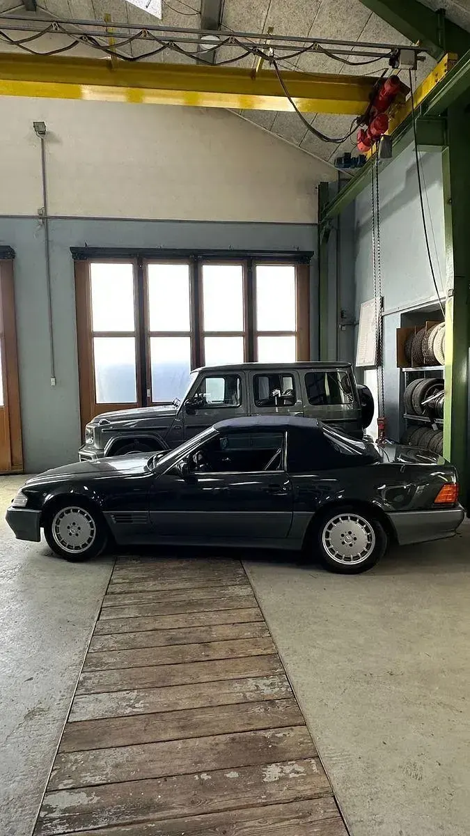 Gebraucht Mercedes SL320 231 PS (169 kW) 1994 Schwarz Cabrio