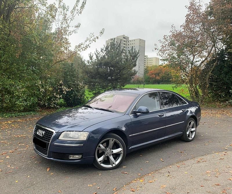 Blau Gebraucht 2009 Audi A8 Limousine | 5.299 € (Superpreis) - Bild 1/4