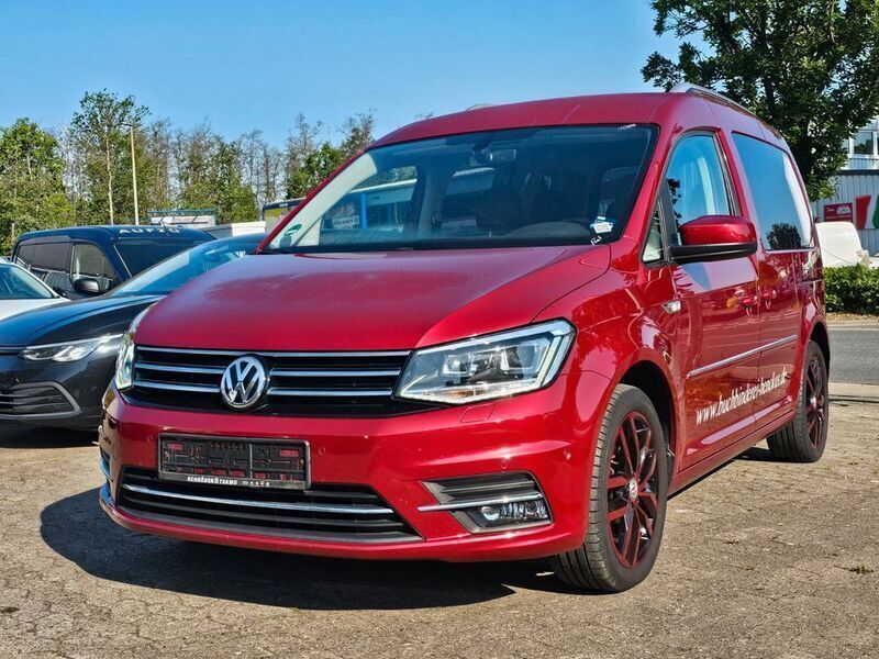 Rot Gebraucht 2017 VW Caddy Highline Van / Kleinbus | 15.410 € (Superpreis) - Bild 1/4