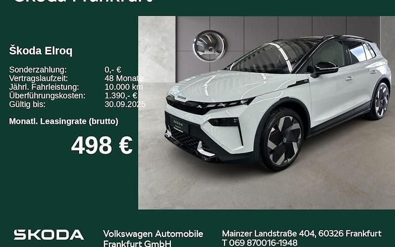 Weiß Neu 2025 Skoda Elroq First Edition SUV | 49.780 € (Fairer Preis) - Bild 1/4