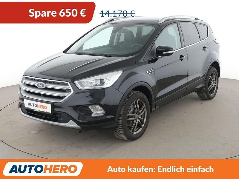 Gebraucht Ford Kuga Titanium 150 PS (110 kW) 2018 Schwarz SUV