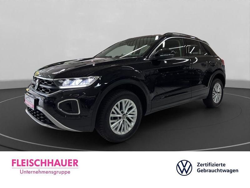 Schwarz Gebraucht 2025 VW T-Roc Life SUV | 24.440 € (Fairer Preis) - Bild 1/4