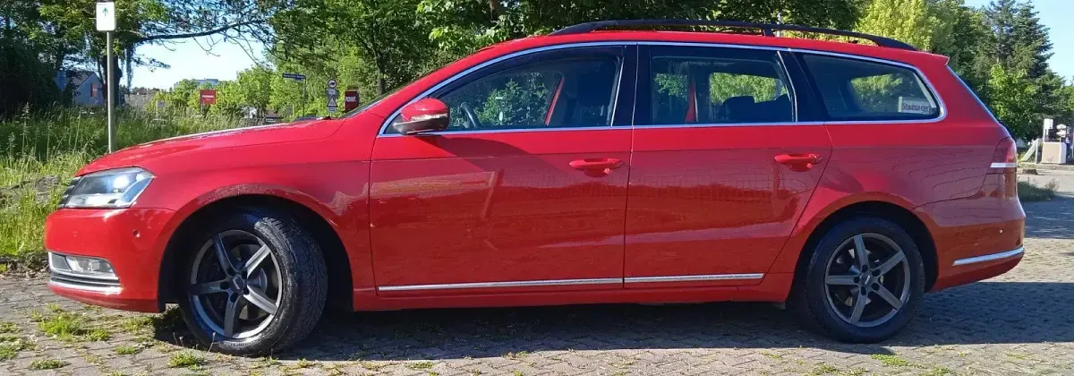 Używany VW Passat 140 KM (102 kW) 2011 Czerwony Kombi