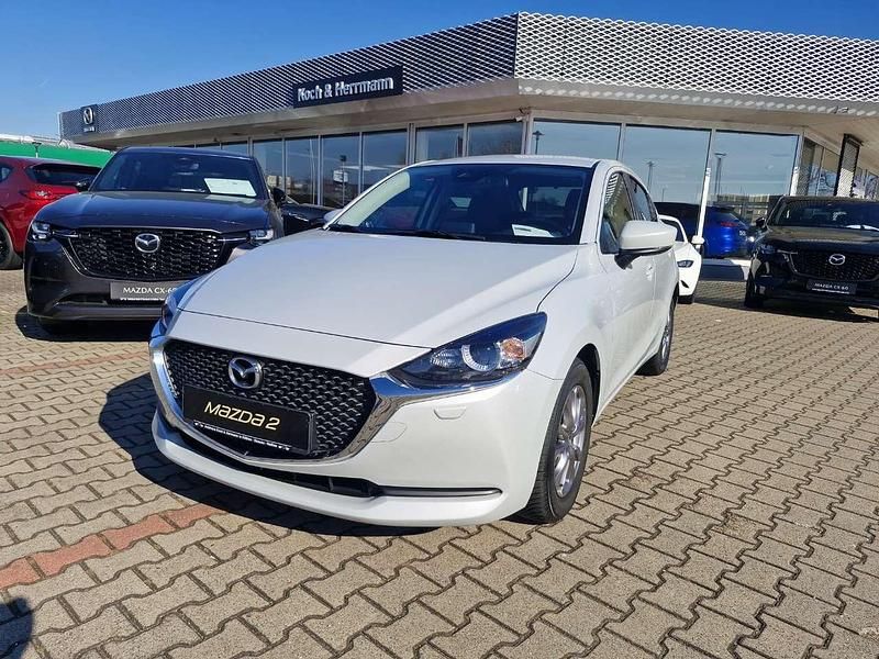 Gebraucht Mazda 2 Exclusive 90 PS (66 kW) 2021 Mondsteinweiß metallic Kleinwagen